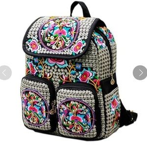 NWOT Hand Stitched Backpack